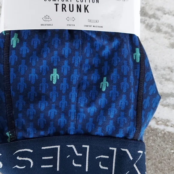 Express Comfort Cotton Cactus Print Boxer Brief - Picture 3 of 4